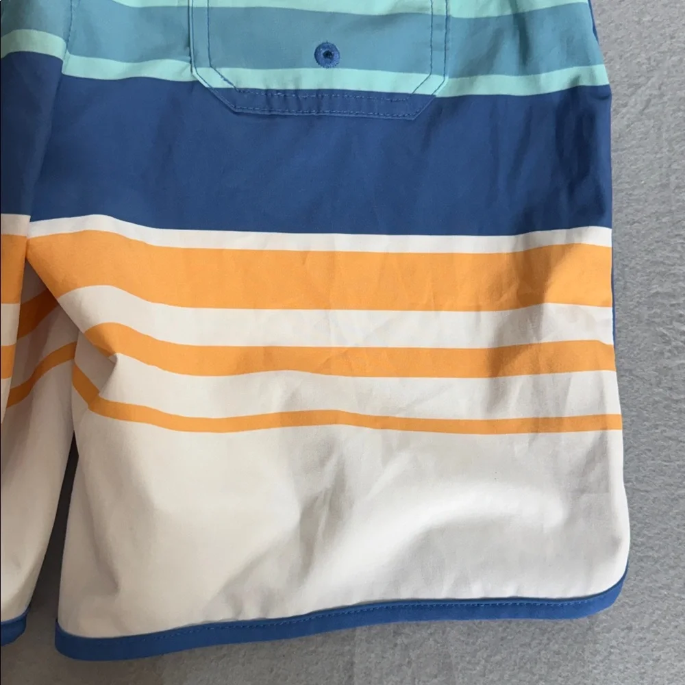 Abercrombie Kids Multicolor Striped Swim Trunks Size 9/10‎